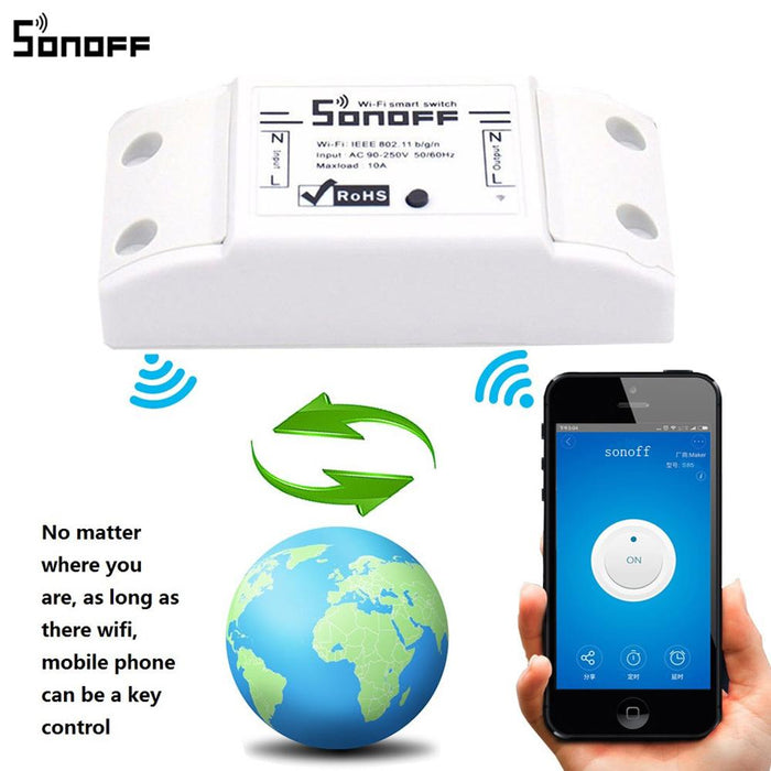 Smart key devices to a WiFi remote Sonoff 10A