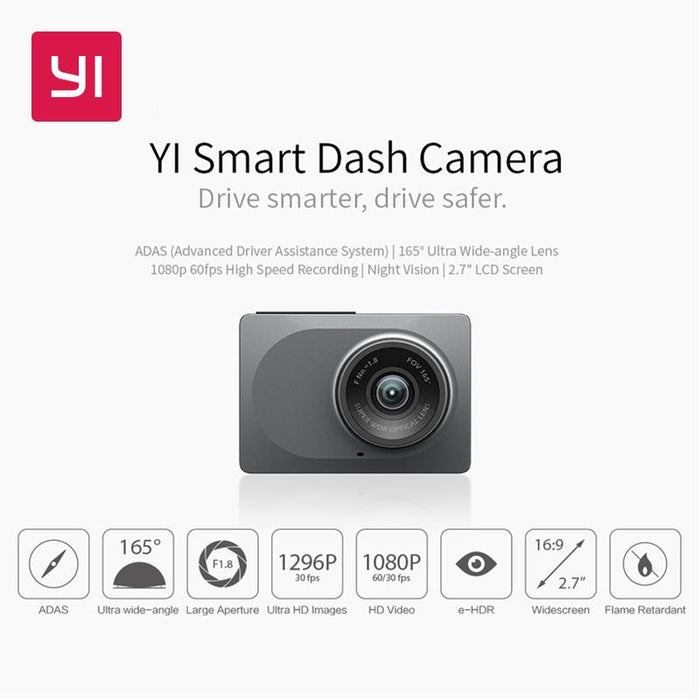 Smart Video recorders DVR Xiaomi YI WiFi HD 1080P 60fps