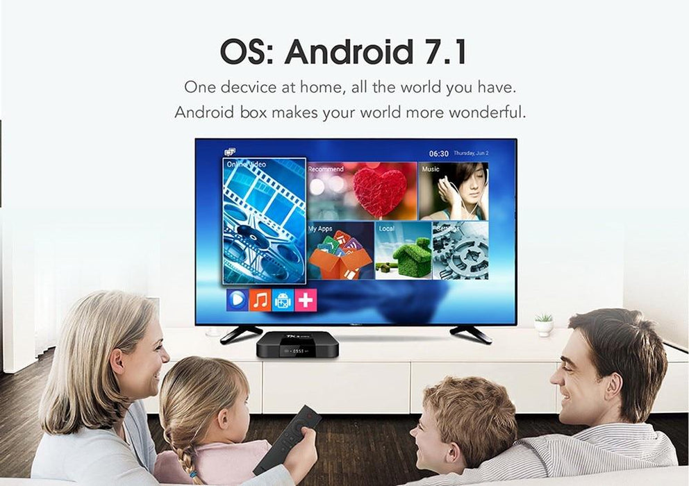 TV box Tanix TX3 Mini, Android 7.1, 1GB RAM, 8GB ROM, WiFi