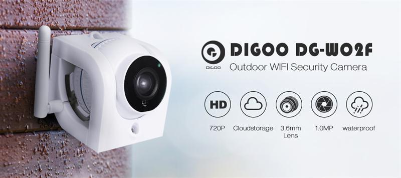 Waterproof IP Camera with Night Vision Digoo DG-W02f 720P WIFI