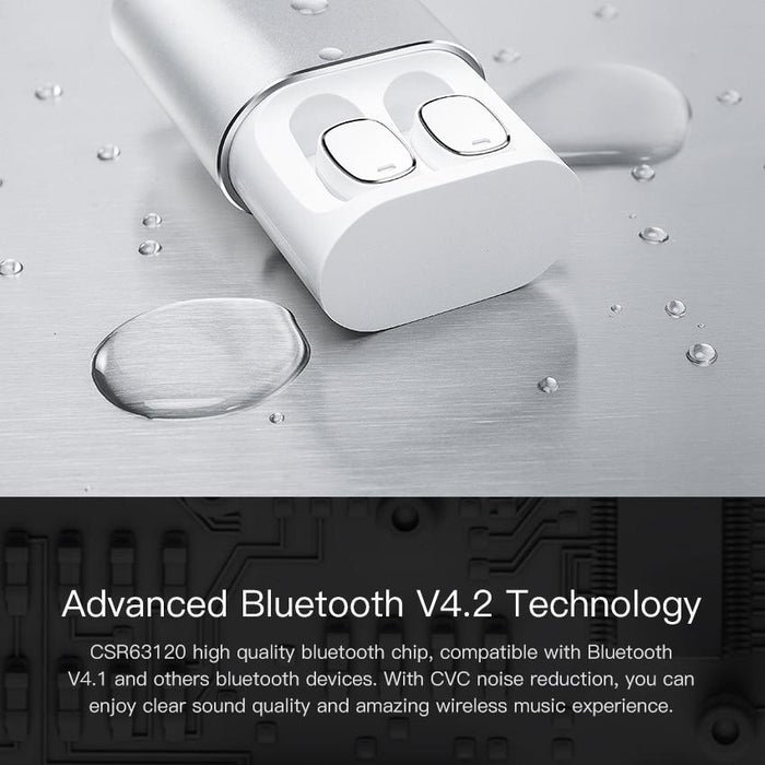 Bluetooth headset QCY T1 PRO TWS with Powerbank 750mAh