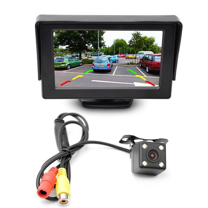 Waterproof reversing camera with a monitor 4.3 "TFT LCD