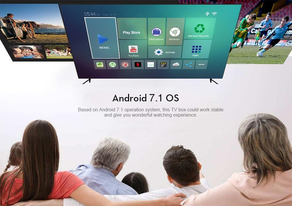 TV box Tanix TX28, Android 7.1, 4GB RAM, 32GB ROM, WiFi, Bluetooth 4.1, 4K