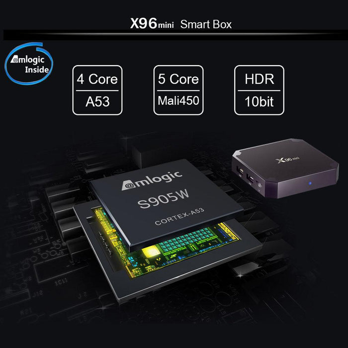 TV box X96, Android 7.1.2, 2GB RAM, 16GB ROM, WiFi, 4K