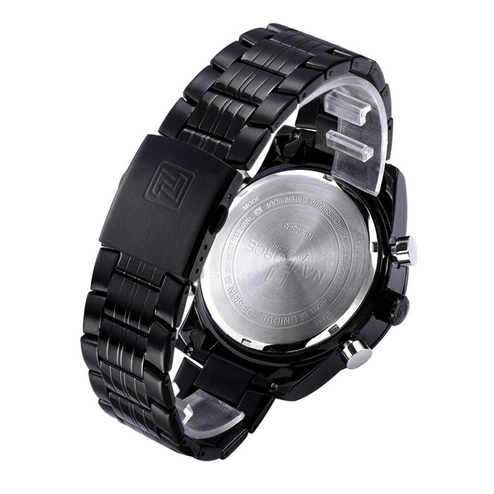 Waterproof male quartz watch with dual display NAVIFORCE 9024