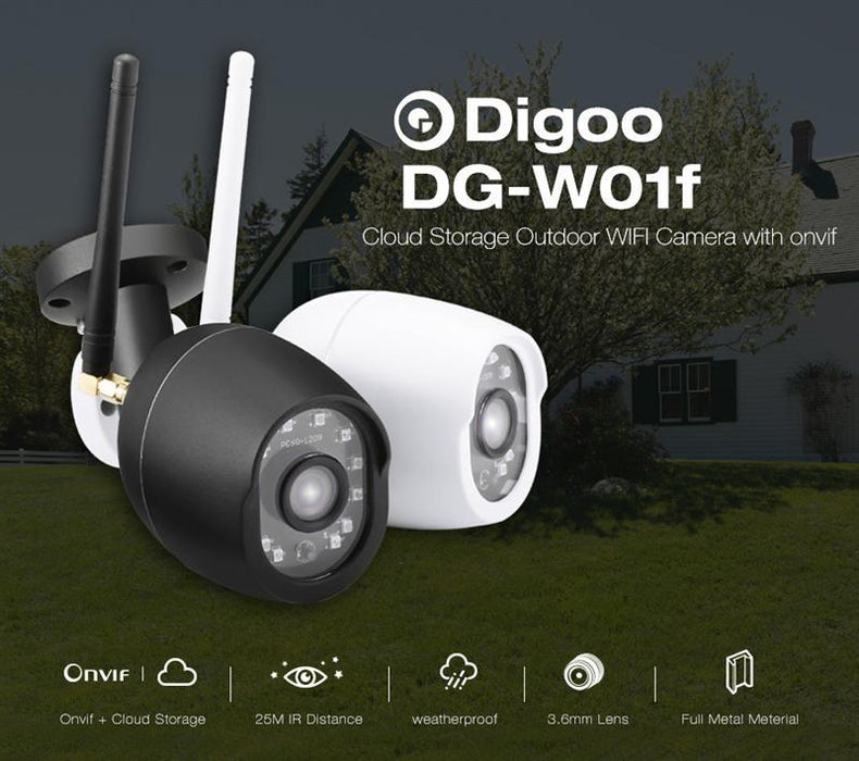 Waterproof outdoor WIFI IP camera with night vision DIGOO DG-W01f