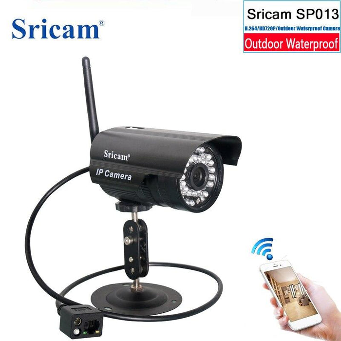 Waterproof outdoor IP camera Sricam SP013 HD 720P with WIFI, IR, motion detection