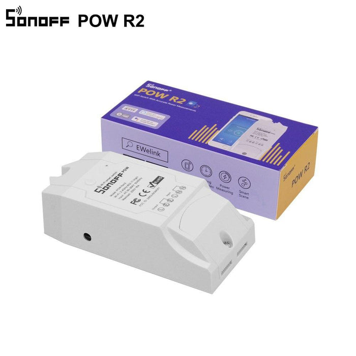 Smart Wi-Fi switch Sonoff Pow R2, 15A 3500W, measured current consumption