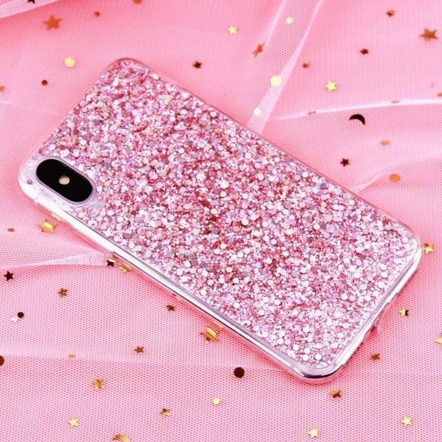 Sparkling case for iPhone X