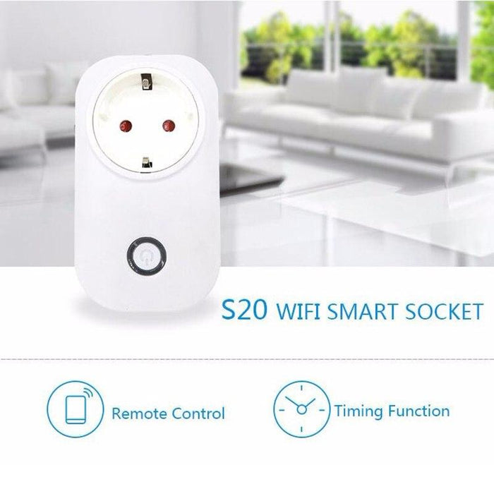 Smart contact Sonoff S20 to WiFi management, working with Alexa