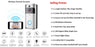 Video intercom bell Homesek 720P intercom connection with a smartphone, night vision, motion detector