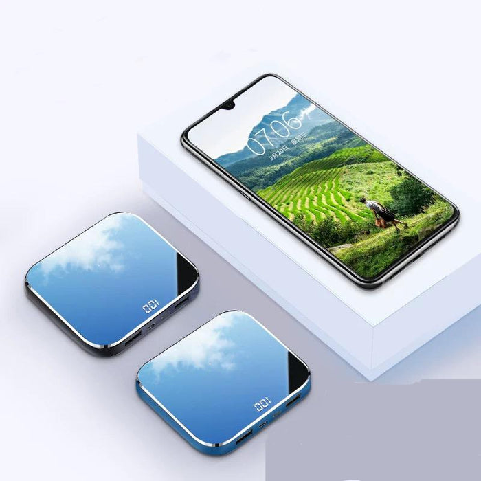 Mini external battery LEMFO, mirror, for iPhone, Samsung, Hiaomi