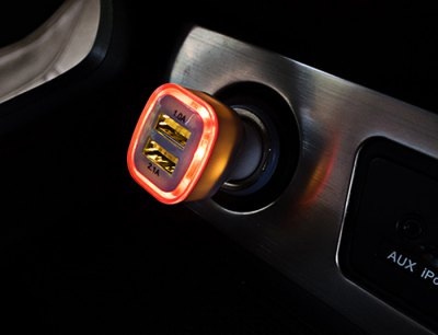 Car Charger with LED light
