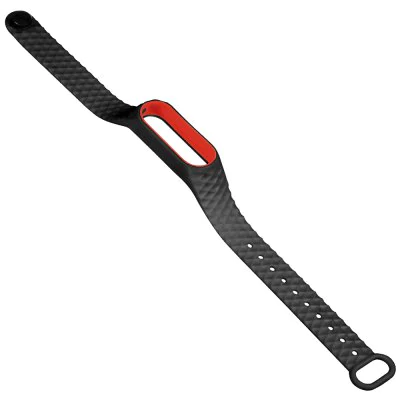 Red-black strap of thermoplastic elastomer for Xiaomi Mi Band 2