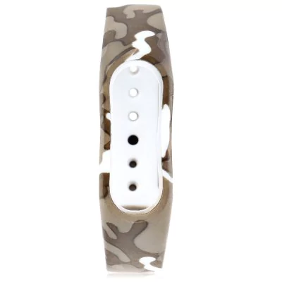 Camouflage brown strap of thermoplastic polyurethane Xiaomi Mi Band 2